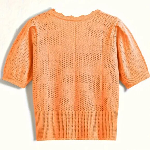 Coral Cherry Lightweight Cardigan - Picture 2 of 2